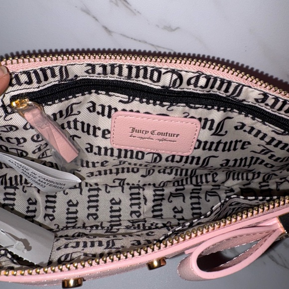 Juicy couture for the girls shoulder bag purse- pink multi pink diamond - Picture 2 of 11